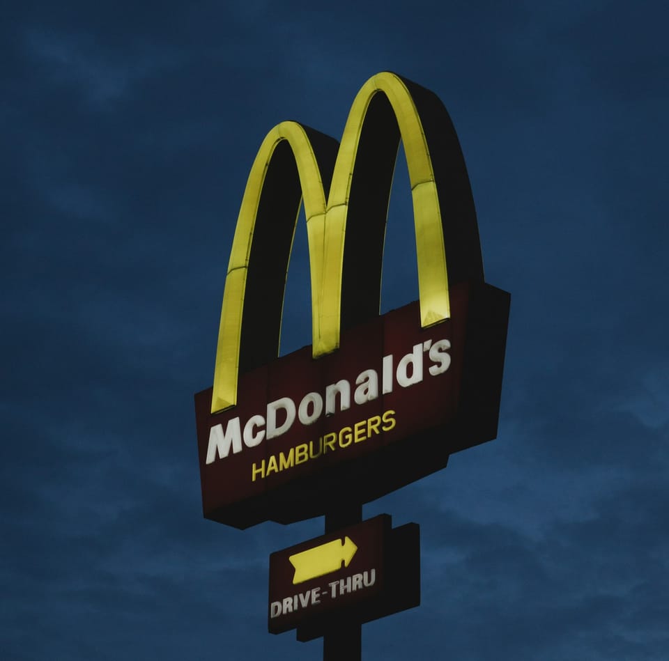 Not Quite So Golden Arches. An Unfortunate Read for Saturday, 12th July 2025.